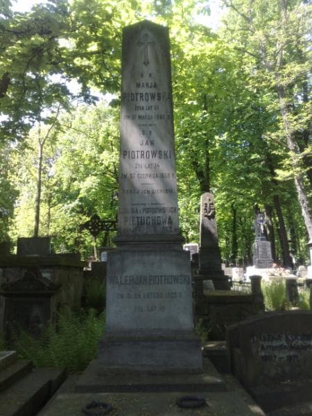 Zdjęcie grobu Walerjan Piotrowski (1)