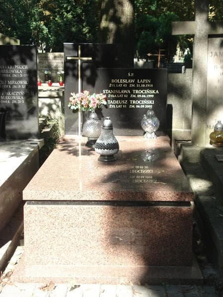 Zdjęcie grobu: Tadeusz Trociński