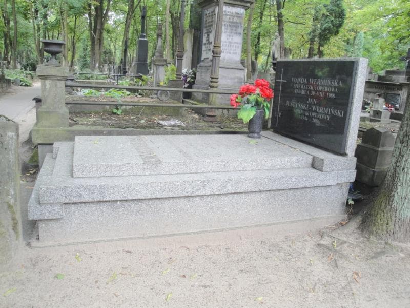Zdjęcie grobu Jan Justyński - Wermiński (1)