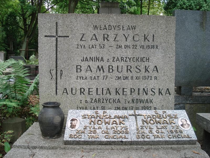 Zdjęcie grobu Janina Bamburska (2)