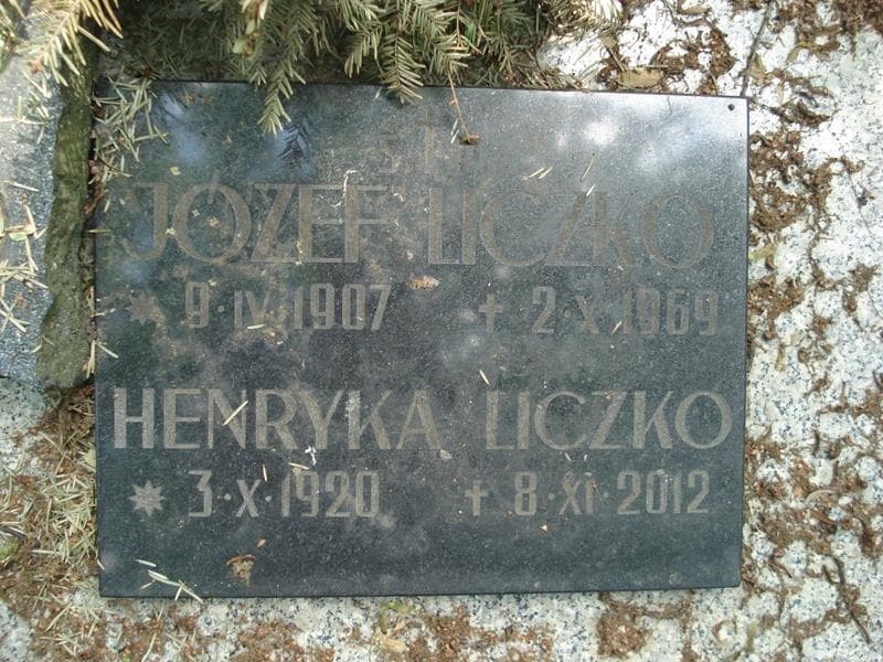 Zdjęcie grobu Henryka Liczko (1)