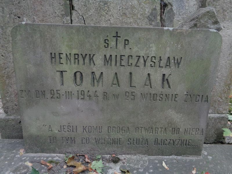 Zdjęcie grobu Henryk Mieczysław Tomalak (2)