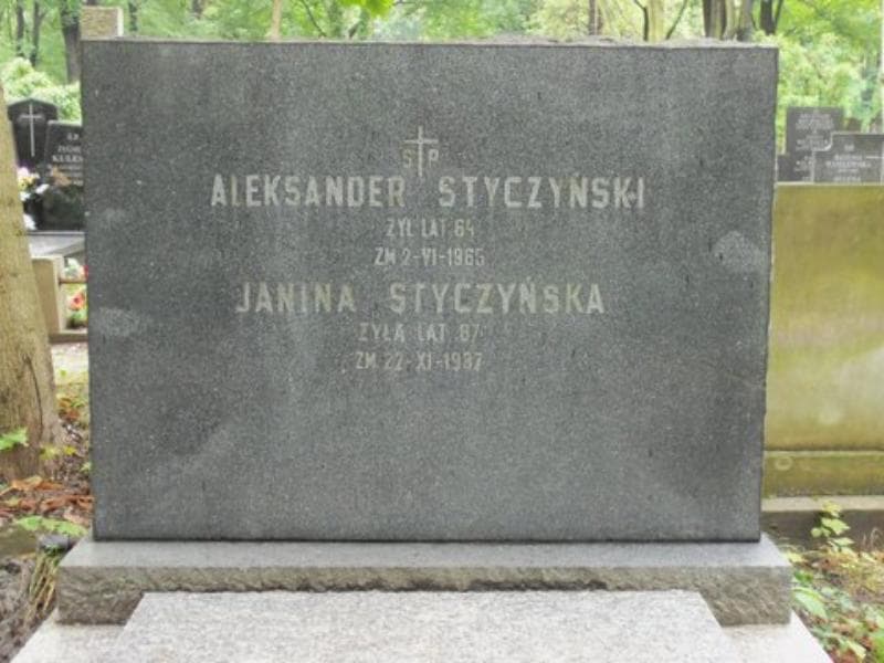 Zdjęcie grobu Aleksander Styczyński (2)