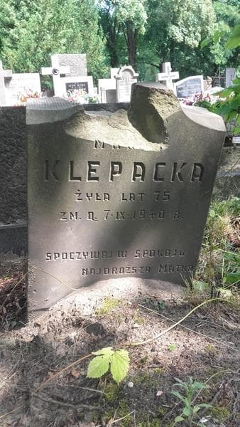Zdjęcie grobu ... Klepacka (2)