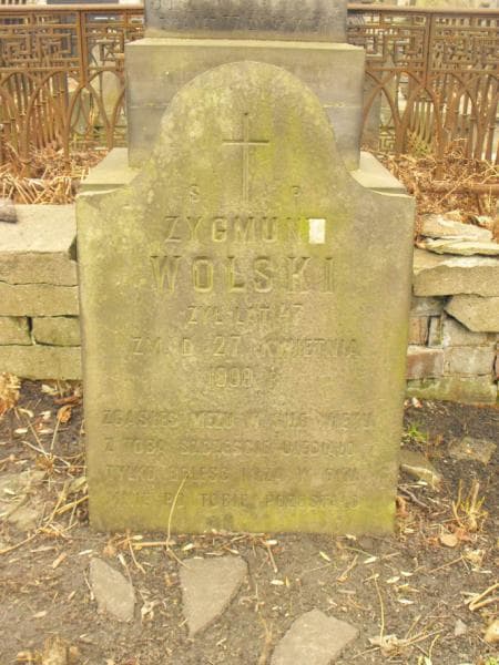Zdjęcie grobu Zygmunt Wolski (2)