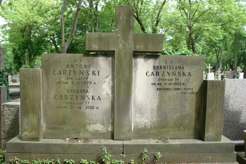 Zdjęcie grobu Antoni Carzyński (2)
