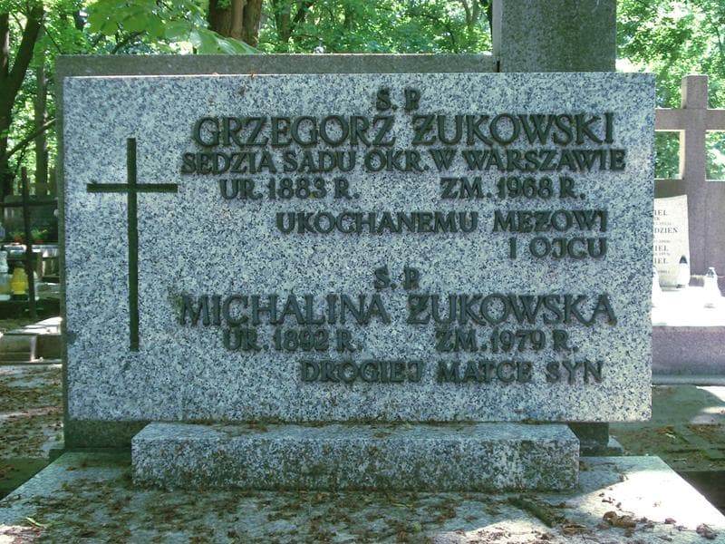 Zdjęcie grobu Grzegorz Żukowski (1)