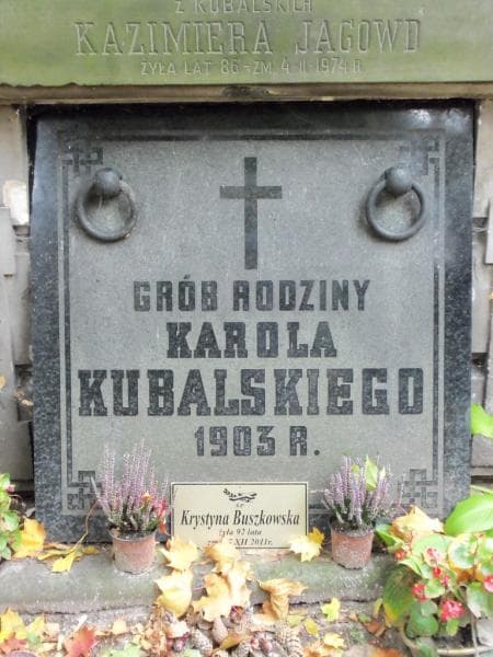 Zdjęcie grobu Karol Kubalski (2)