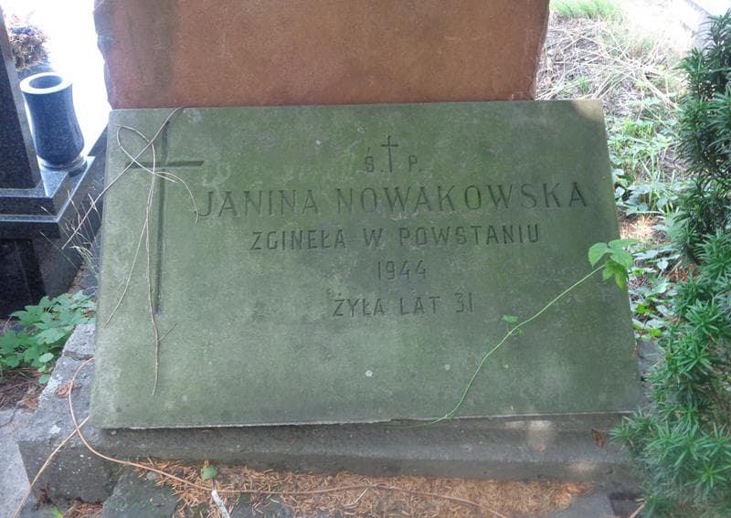 Zdjęcie grobu Janina Nowakowska (2)