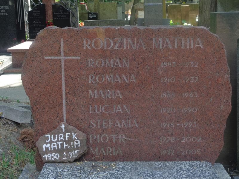Zdjęcie grobu Roman Mathia (2)