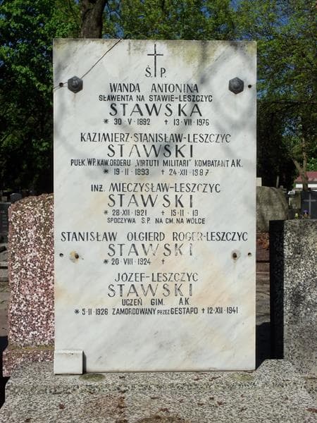 Zdjęcie grobu Józef Leszczyc Stawski (2)