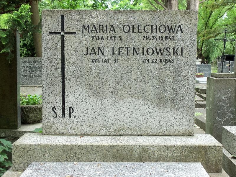 Zdjęcie grobu Jan Letniowski (2)