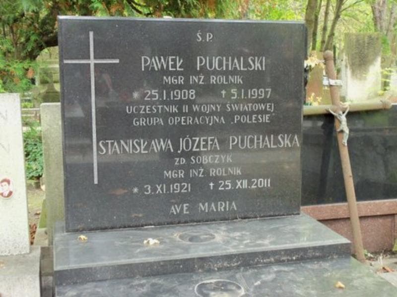 Zdjęcie grobu Stanisława Józefa Puchalska (2)