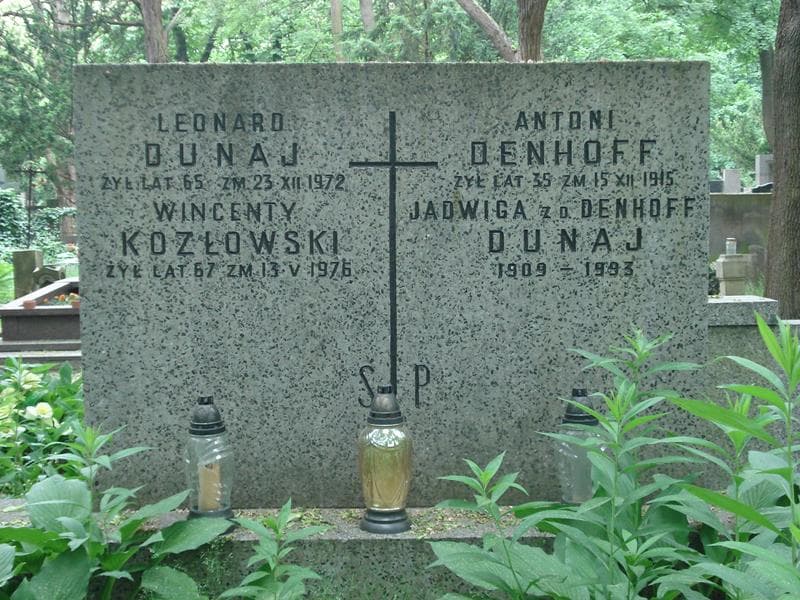 Zdjęcie grobu Antoni Denhoff (1)