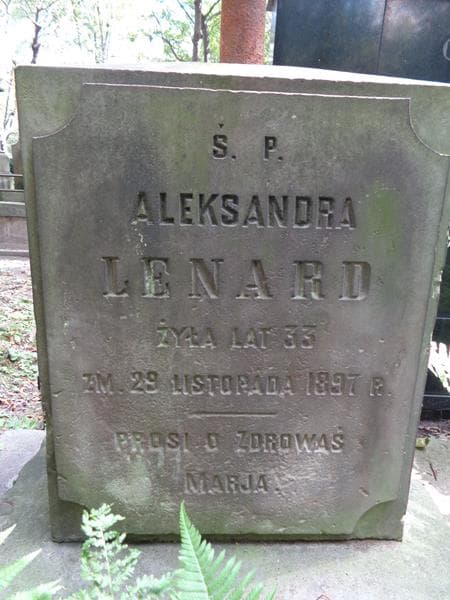 Zdjęcie grobu Piotr Lenard (2)