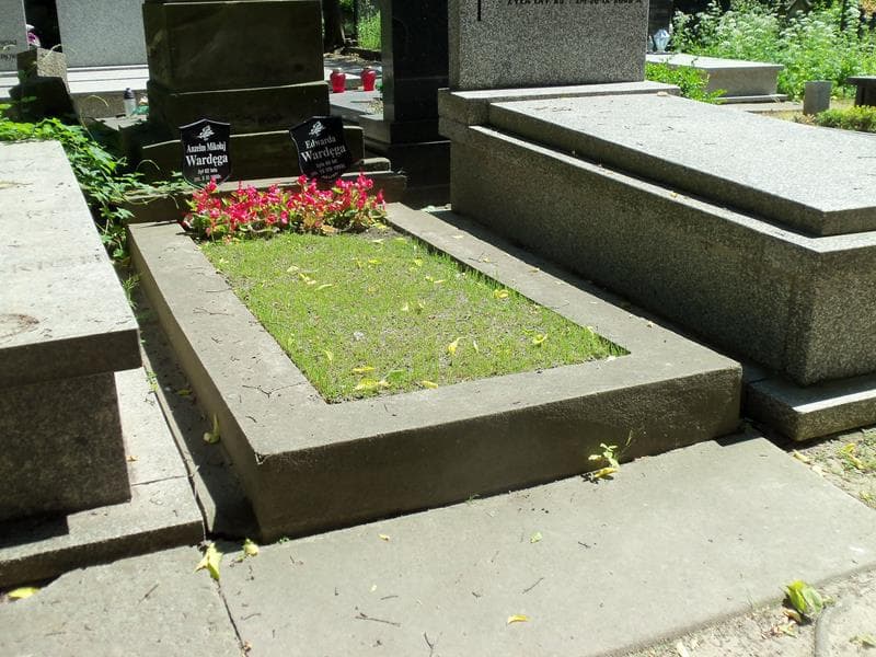 Zdjęcie grobu Edwarda Wardęga (1)