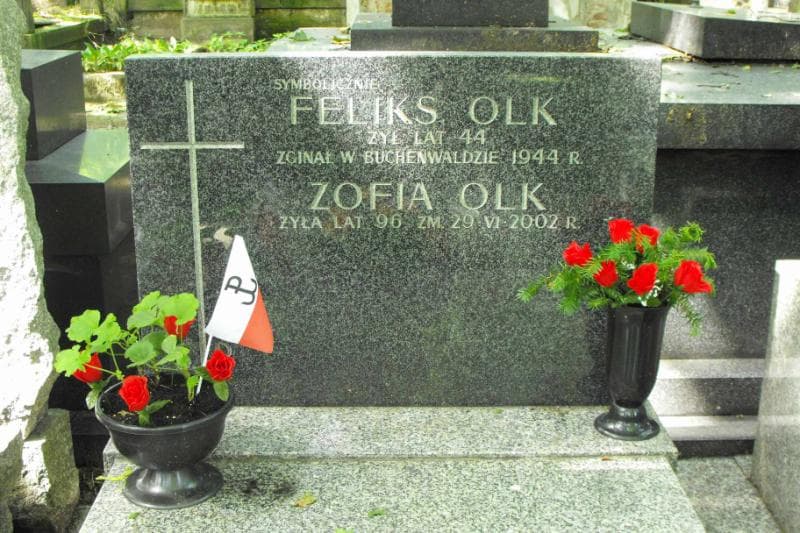 Zdjęcie grobu Feliks Olk (2)