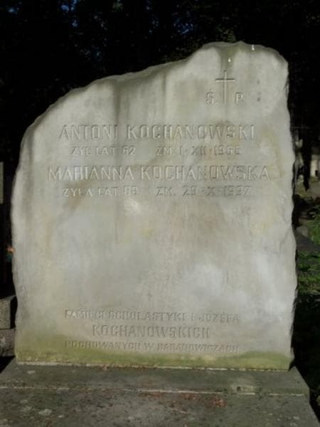 Zdjęcie grobu Scholastka Kochanowska (2)