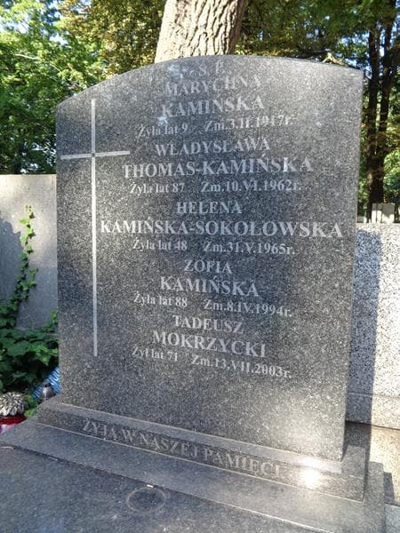Zdjęcie grobu Władysława Thomas-Kamińska (2)