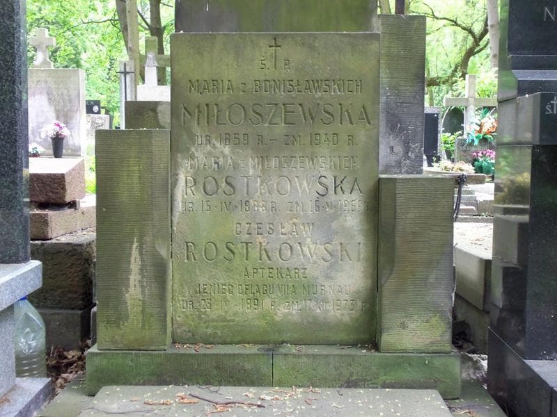Zdjęcie grobu Maria Rostkowska (2)