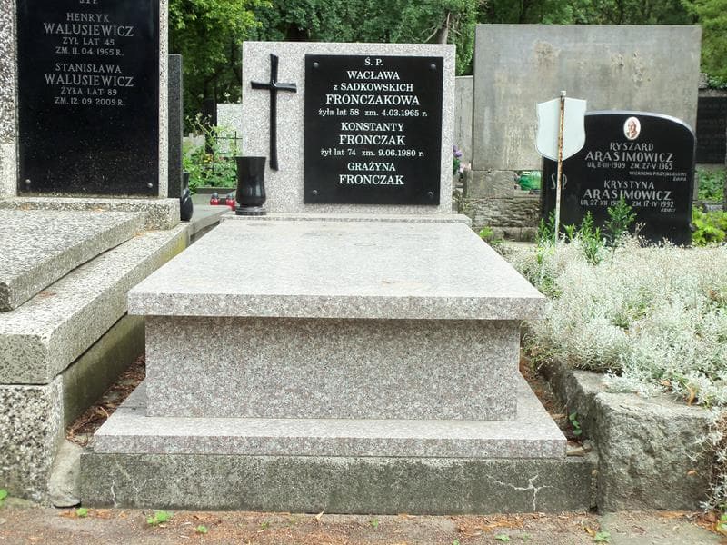 Zdjęcie grobu: Wacława Fronczakowa