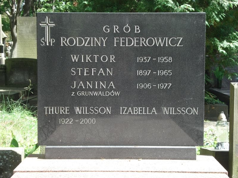 Zdjęcie grobu Thure Nilsson (2)