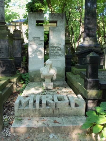 Zdjęcie grobu: Miron Białoszewski